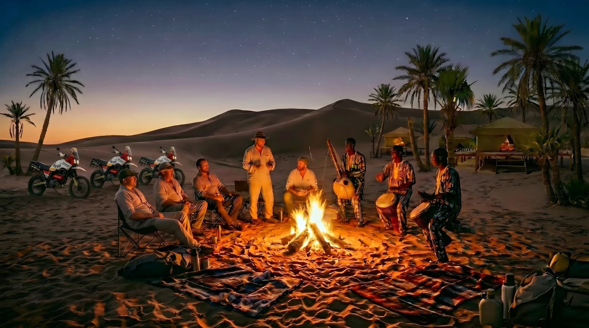 Kampvuur & Senegalese dans