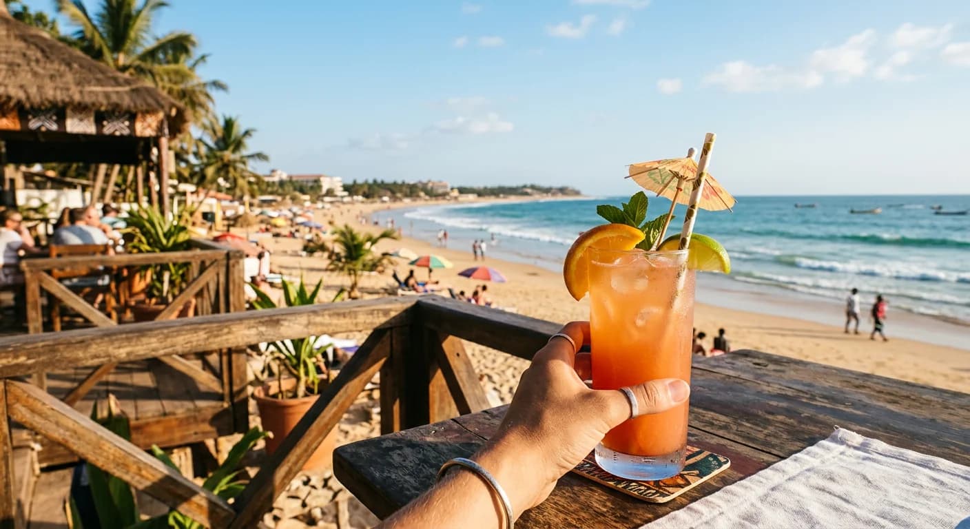 Cocktails op het strand